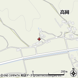 京都府京丹波町（船井郡）高岡（小谷）周辺の地図