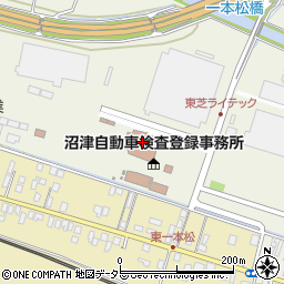 沼津自動車検査登録事務所周辺の地図