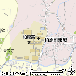 兵庫県立柏原高等学校周辺の地図