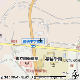 セブンイレブン鴨川長狭中学校前店周辺の地図