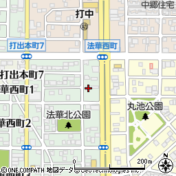 愛知県名古屋市中川区法華西町13周辺の地図