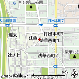 愛知県名古屋市中川区打出町江西771周辺の地図