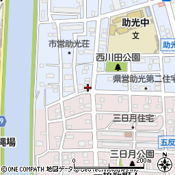 愛知県名古屋市中川区助光3丁目1105周辺の地図