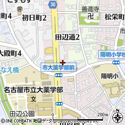 愛知県名古屋市瑞穂区田辺通2丁目28周辺の地図