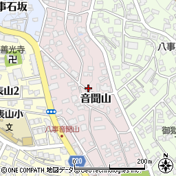愛知県名古屋市天白区音聞山周辺の地図
