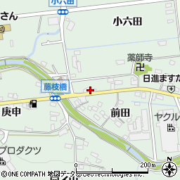 愛知県日進市藤枝町前田92周辺の地図