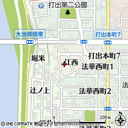 愛知県名古屋市中川区打出町江西759周辺の地図