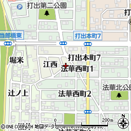 愛知県名古屋市中川区打出町江西782周辺の地図