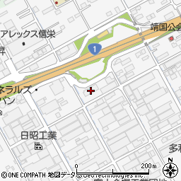 佐野工業五貫島工場周辺の地図