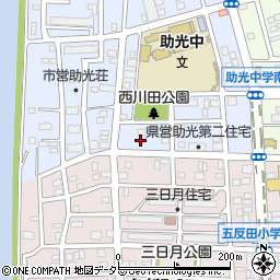 愛知県名古屋市中川区助光3丁目607周辺の地図
