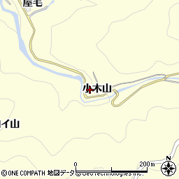 愛知県豊田市怒田沢町小木山周辺の地図
