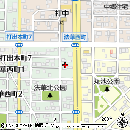 愛知県名古屋市中川区法華西町14周辺の地図