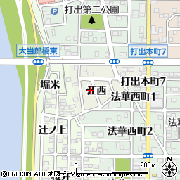 愛知県名古屋市中川区打出町江西760周辺の地図