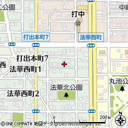 愛知県名古屋市中川区法華西町43周辺の地図