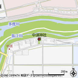 中須神社周辺の地図