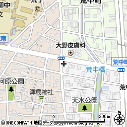 ロイヤルクィーン中川店周辺の地図