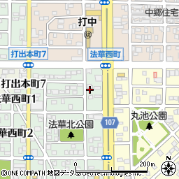 愛知県名古屋市中川区法華西町15周辺の地図