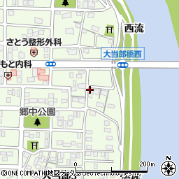 愛知県名古屋市中川区大当郎1丁目1712周辺の地図