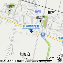 台湾料理風味楼貝津店周辺の地図