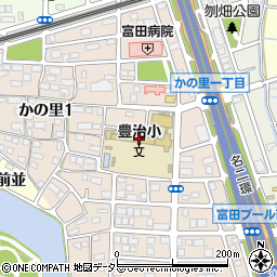 名古屋市立豊治小学校周辺の地図