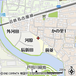 愛知県名古屋市中川区富田町大字包里前並38周辺の地図