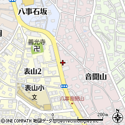 愛知県名古屋市天白区音聞山1014周辺の地図