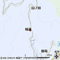 愛知県豊田市近岡町城道周辺の地図