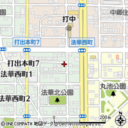 愛知県名古屋市中川区法華西町33周辺の地図