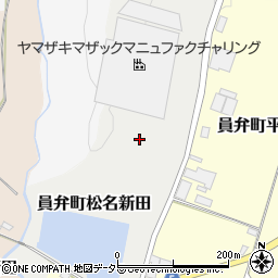 三重県いなべ市員弁町松名新田周辺の地図