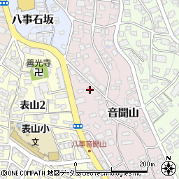 愛知県名古屋市天白区音聞山1012周辺の地図