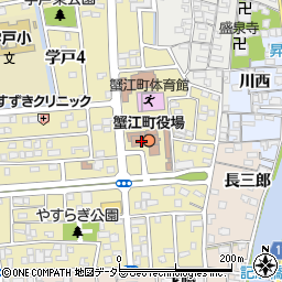 愛知県海部郡蟹江町周辺の地図