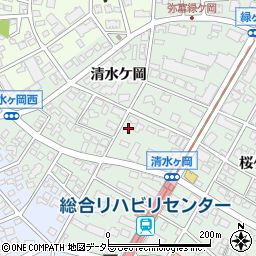 愛知県名古屋市瑞穂区彌富町清水ケ岡50周辺の地図