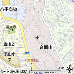 愛知県名古屋市天白区音聞山947周辺の地図