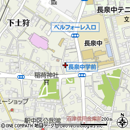 静岡県駿東郡長泉町下土狩688周辺の地図