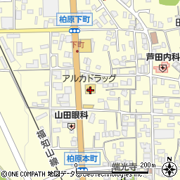 兵庫県丹波市柏原町柏原1445-1周辺の地図