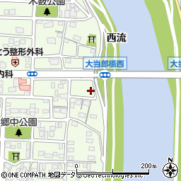 愛知県名古屋市中川区大当郎1丁目1602-1周辺の地図