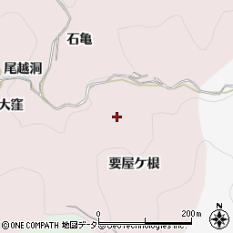 愛知県豊田市大蔵連町要屋ケ根周辺の地図