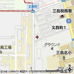 東レ建設株式会社　三島支店周辺の地図