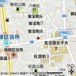 株式会社瑞穂通三丁目市場　事務所周辺の地図