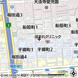 愛知県名古屋市瑞穂区船原町2丁目11周辺の地図