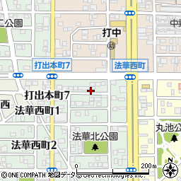 愛知県名古屋市中川区法華西町29周辺の地図