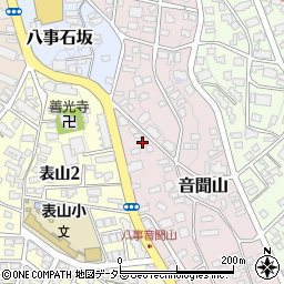 愛知県名古屋市天白区音聞山1010周辺の地図