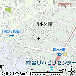愛知県名古屋市瑞穂区彌富町清水ケ岡62周辺の地図