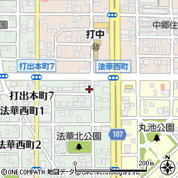 愛知県名古屋市中川区法華西町32周辺の地図