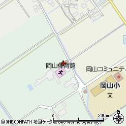 岡山ふれあいセンター周辺の地図