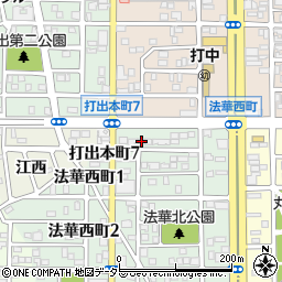 愛知県名古屋市中川区法華西町26周辺の地図