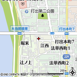 愛知県名古屋市中川区打出町江西739周辺の地図