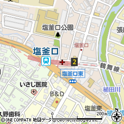 名古屋銀行塩釜口支店 ＡＴＭ周辺の地図