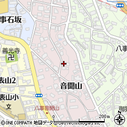 愛知県名古屋市天白区音聞山828周辺の地図