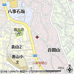 愛知県名古屋市天白区音聞山1009周辺の地図
